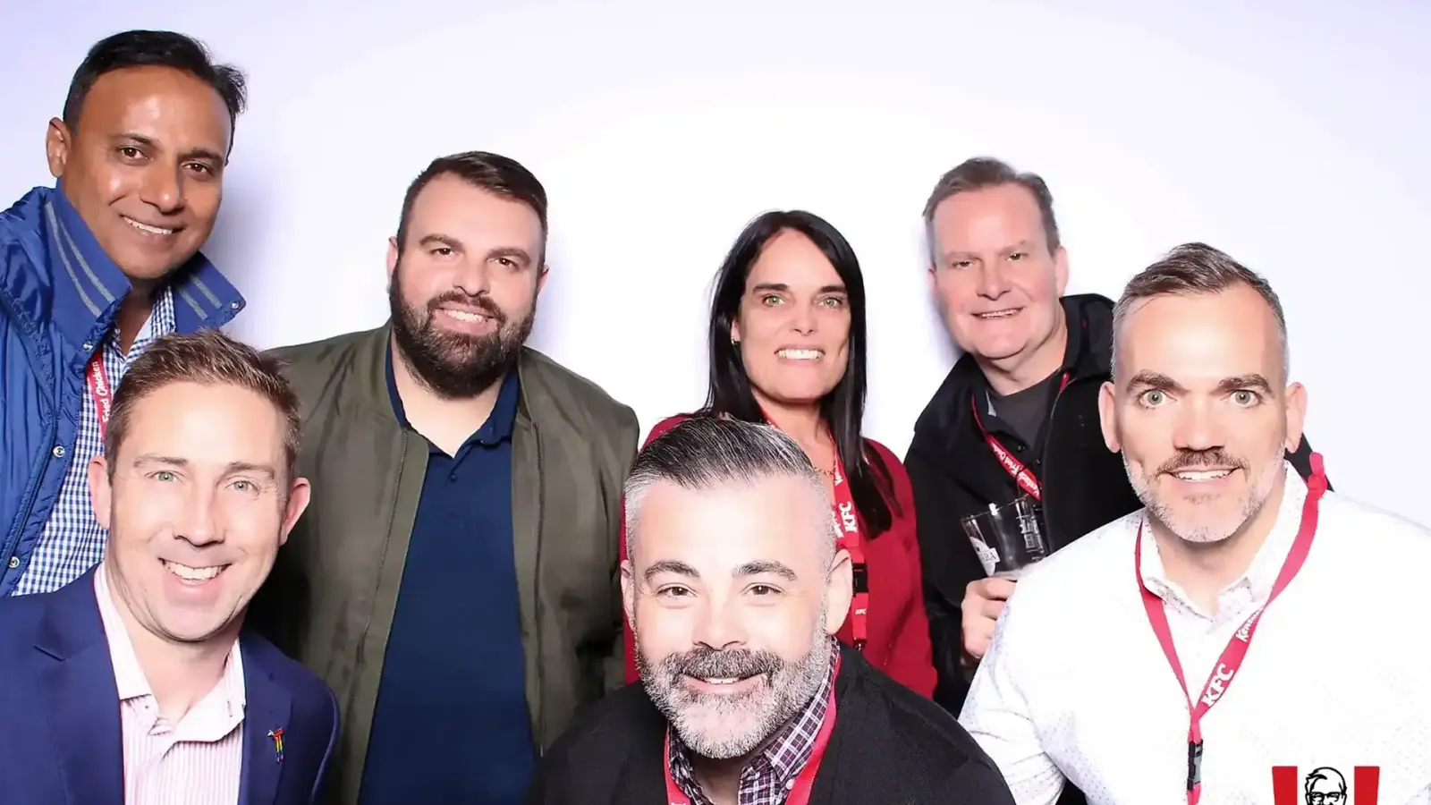 KFC corporate photo booth activation by Booth Empire