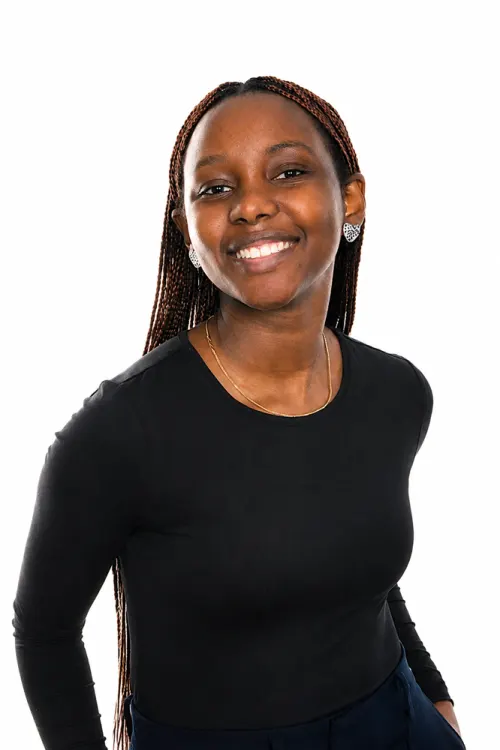 Professional headshot from a Booth Empire headshot station activation