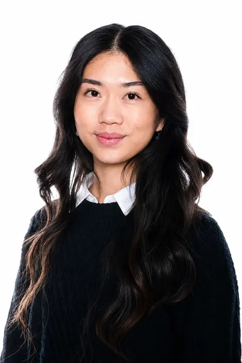 Professional headshot from a Booth Empire headshot station activation