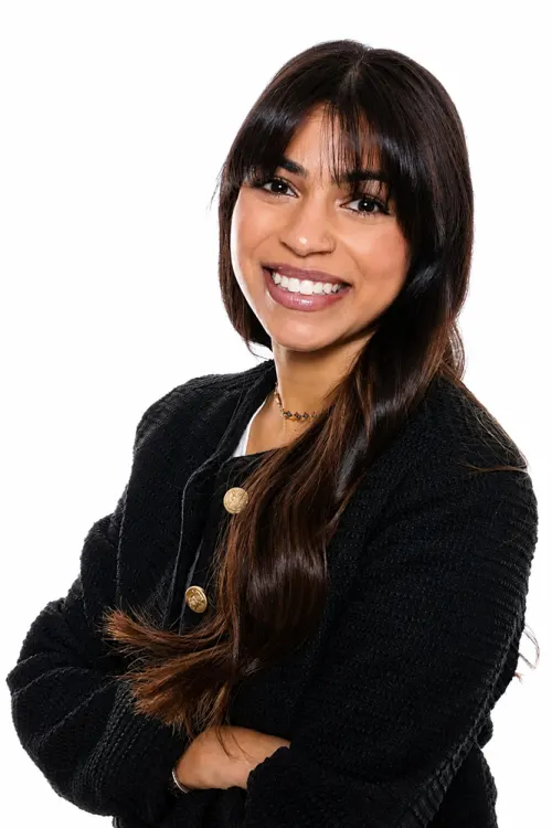 Professional headshot from a Booth Empire headshot station activation