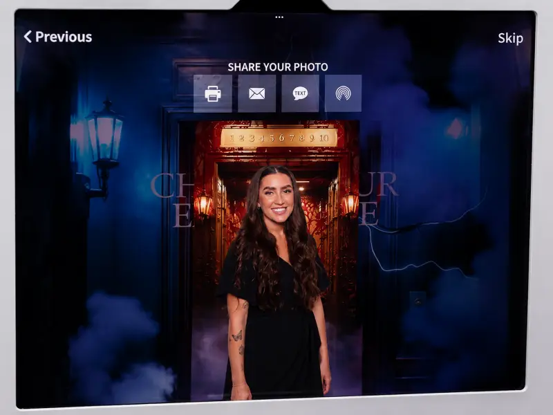 haunted photo booth output sample by Booth Empire