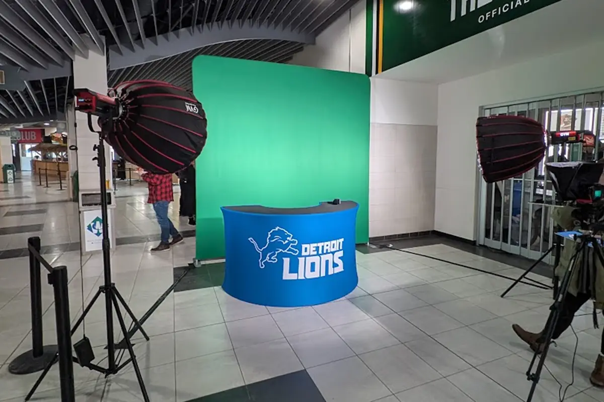 Detroit Lions (Lions Fan Day) activation at Canada Life Place, Downtown London, Ontario