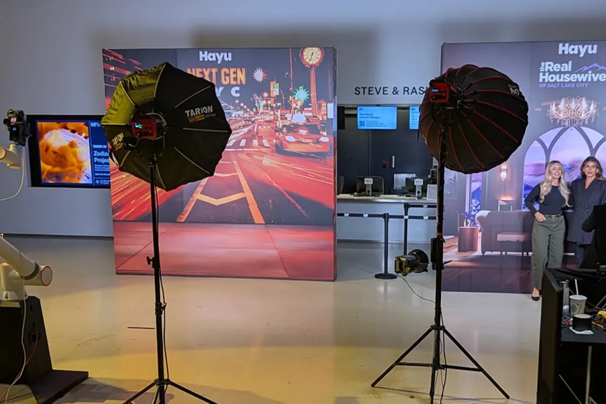 Two Glambot activation for Hayu at TIFF Lightbox in Toronto's Entertainment District